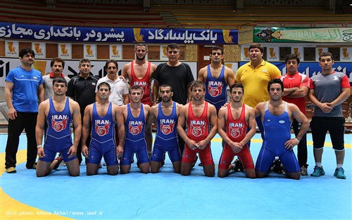 Iran Greco-Roman team in Las Vegas